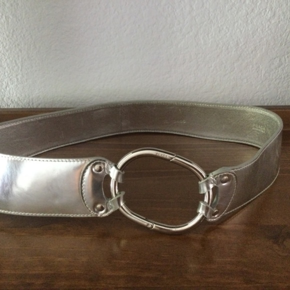 PRADA vintage silver belt main image 5